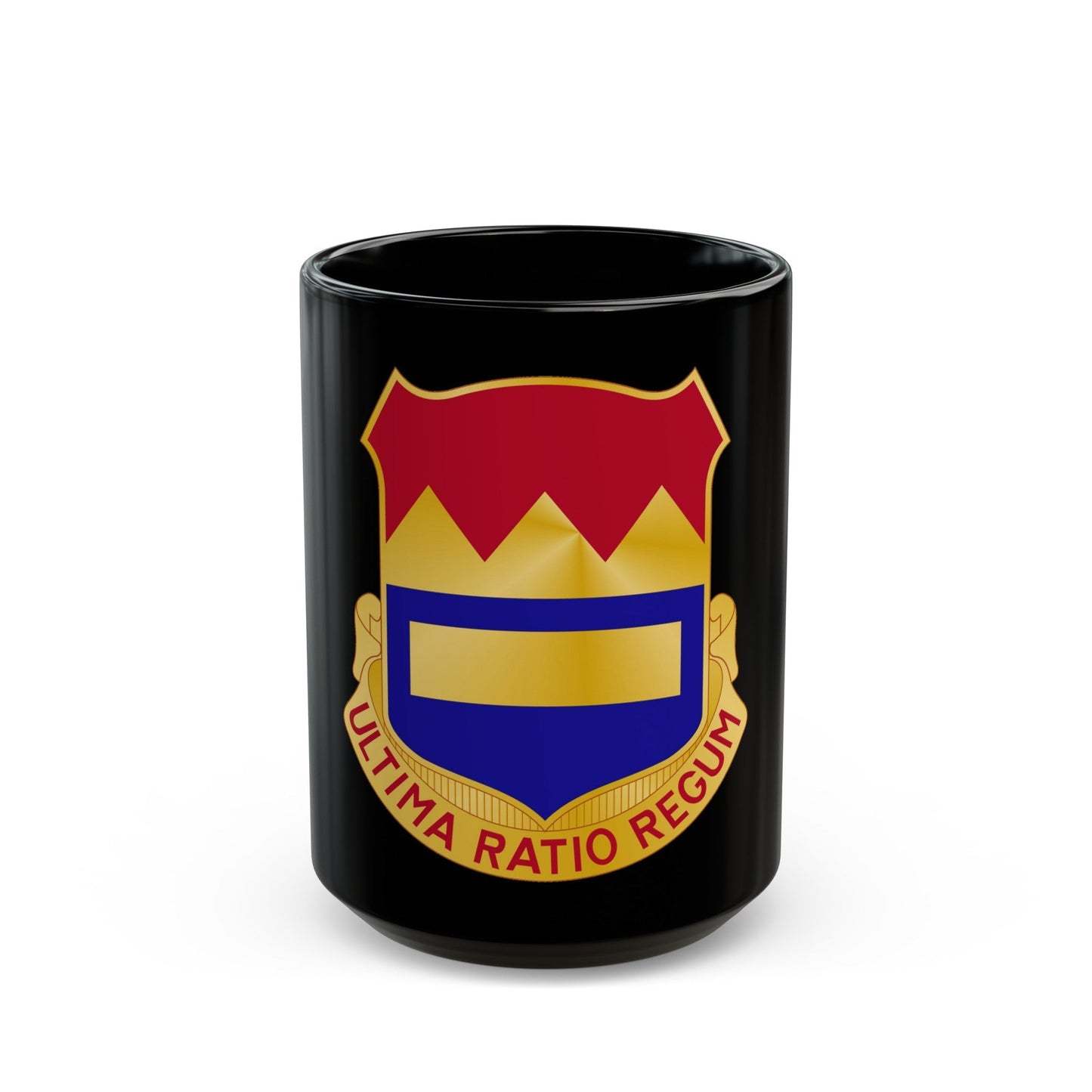 719th Antiaircraft Artillery Battalion (U.S. Army) Black Coffee Mug-15oz-The Sticker Space