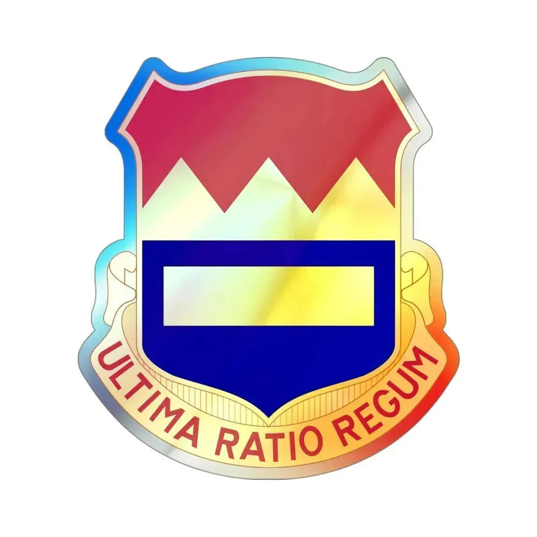 719th Antiaircraft Artillery Battalion (U.S. Army) Holographic STICKER Die-Cut Vinyl Decal 4 Inch Holographic - The Sticker Space