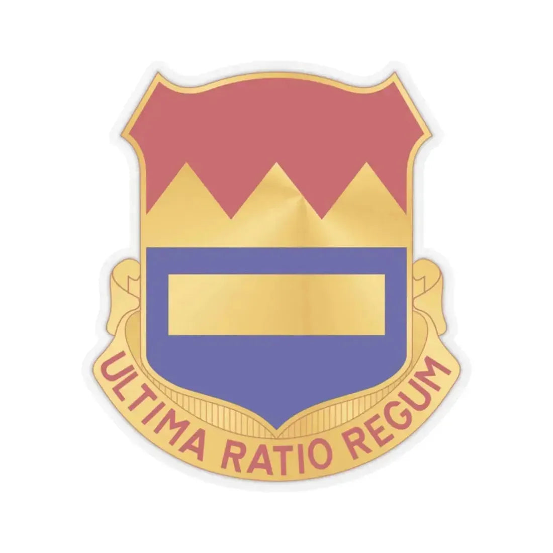 719th Antiaircraft Artillery Battalion (U.S. Army) STICKER Vinyl Kiss-Cut Decal 2 Inch Transparent - The Sticker Space