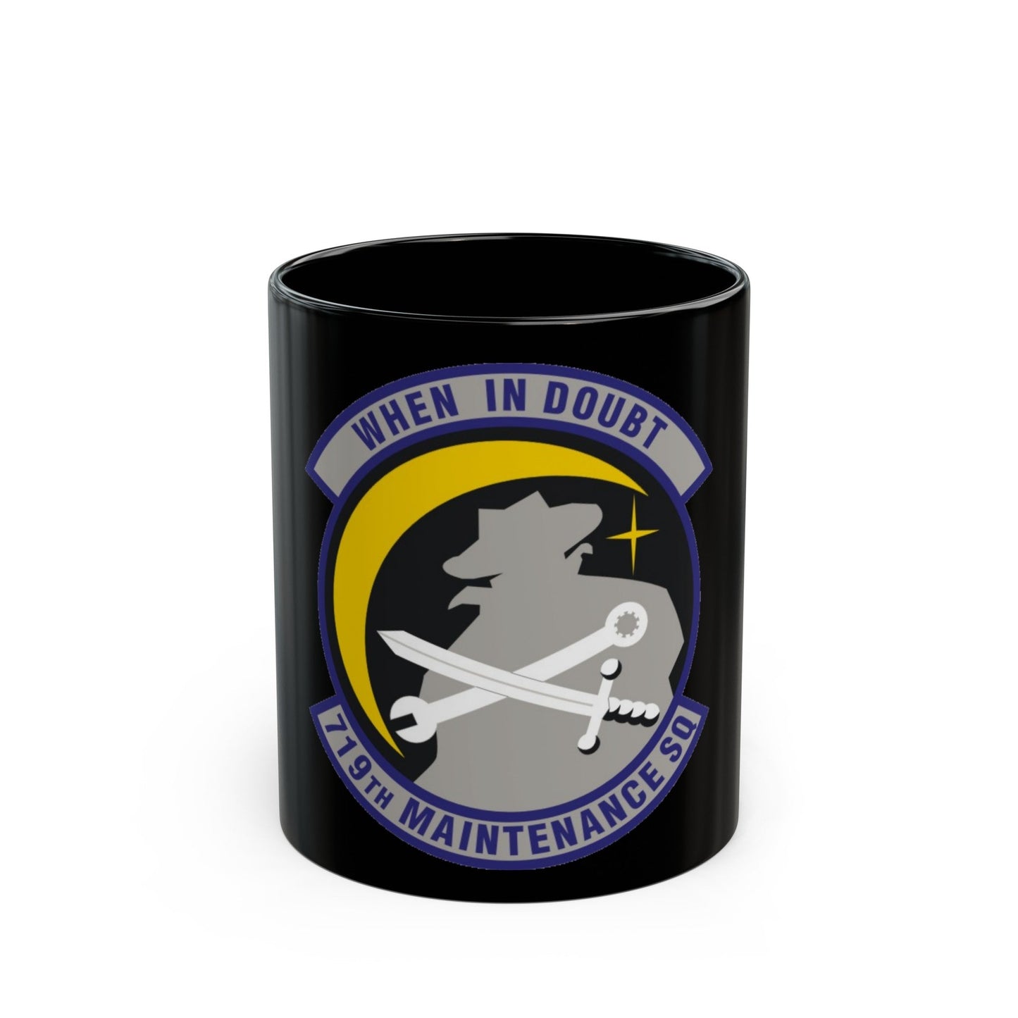 719th Maintenance Squadron (U.S. Air Force) Black Coffee Mug-11oz-The Sticker Space