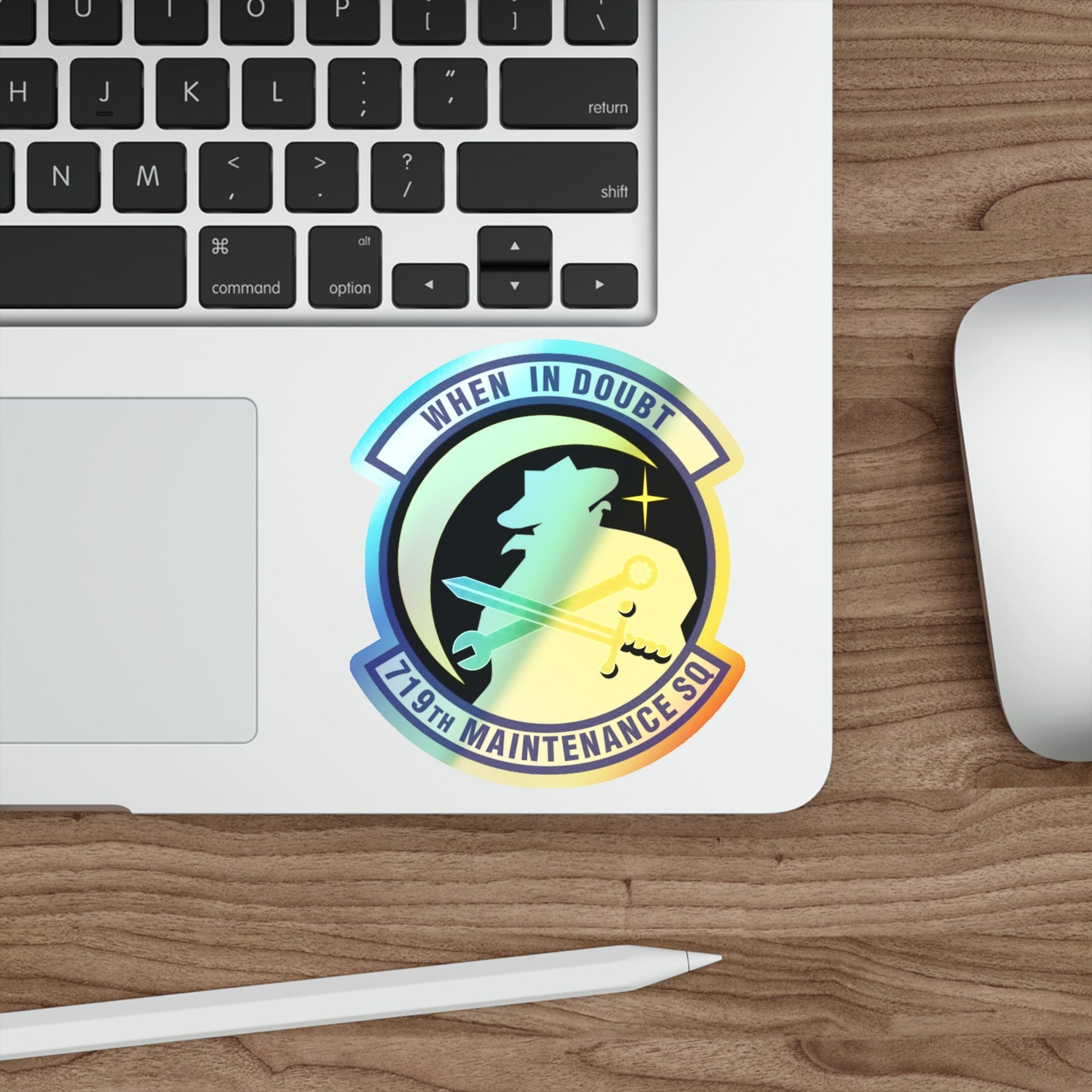 719th Maintenance Squadron (U.S. Air Force) Holographic STICKER Die-Cut Vinyl Decal-The Sticker Space