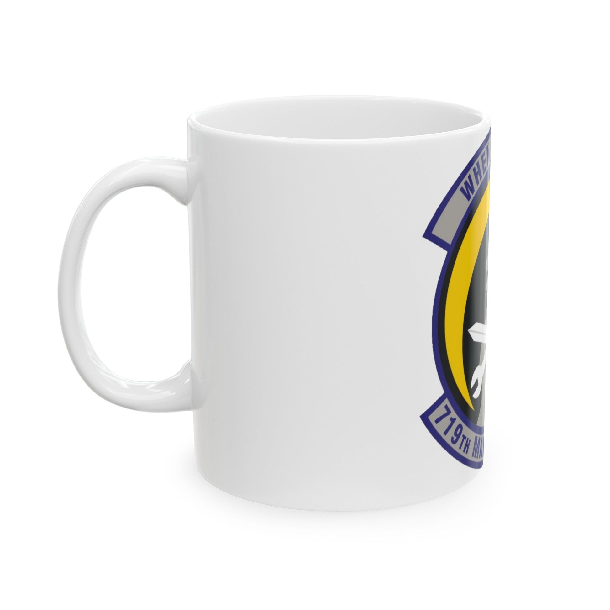 719th Maintenance Squadron (U.S. Air Force) White Coffee Mug-The Sticker Space