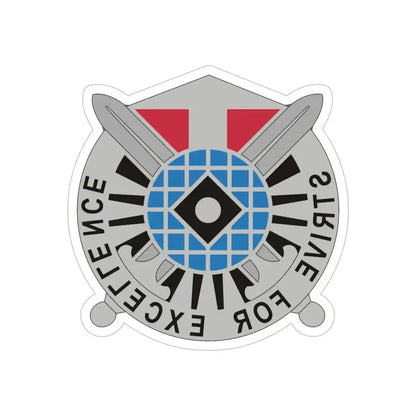 719th Military Intelligence Battalion 2 (U.S. Army) REVERSE PRINT Transparent Die-Cut STICKER - The Sticker Space