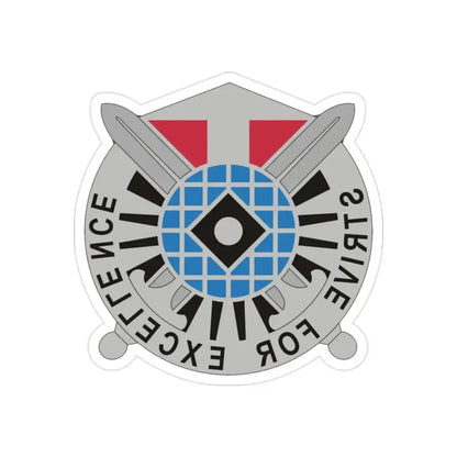 719th Military Intelligence Battalion 2 (U.S. Army) REVERSE PRINT Transparent Die-Cut STICKER - The Sticker Space