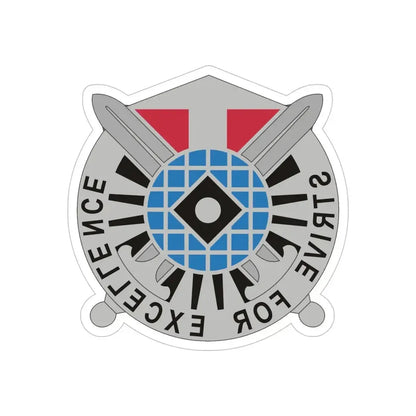 719th Military Intelligence Battalion 2 (U.S. Army) REVERSE PRINT Transparent Die-Cut STICKER - The Sticker Space