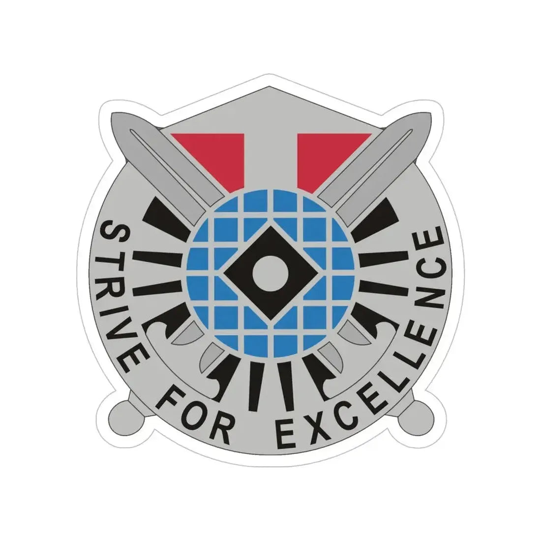 719th Military Intelligence Battalion 2 (U.S. Army) Transparent STICKER Die-Cut Vinyl Decal 6 Inch - The Sticker Space