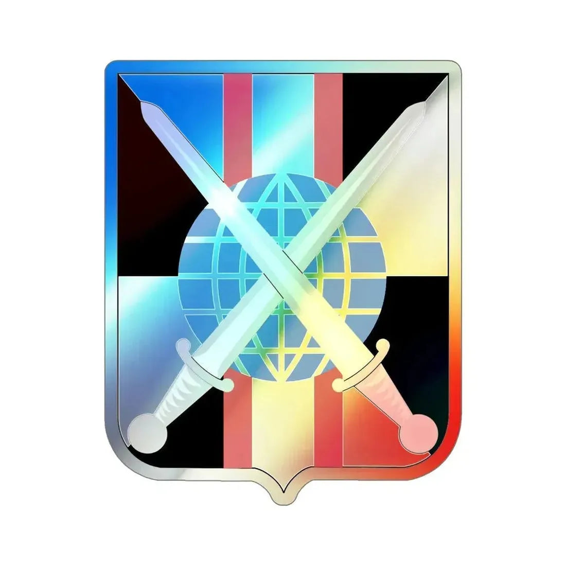 719th Military Intelligence Battalion (U.S. Army) Holographic STICKER Die-Cut Vinyl Decal 6 Inch Holographic - The Sticker Space
