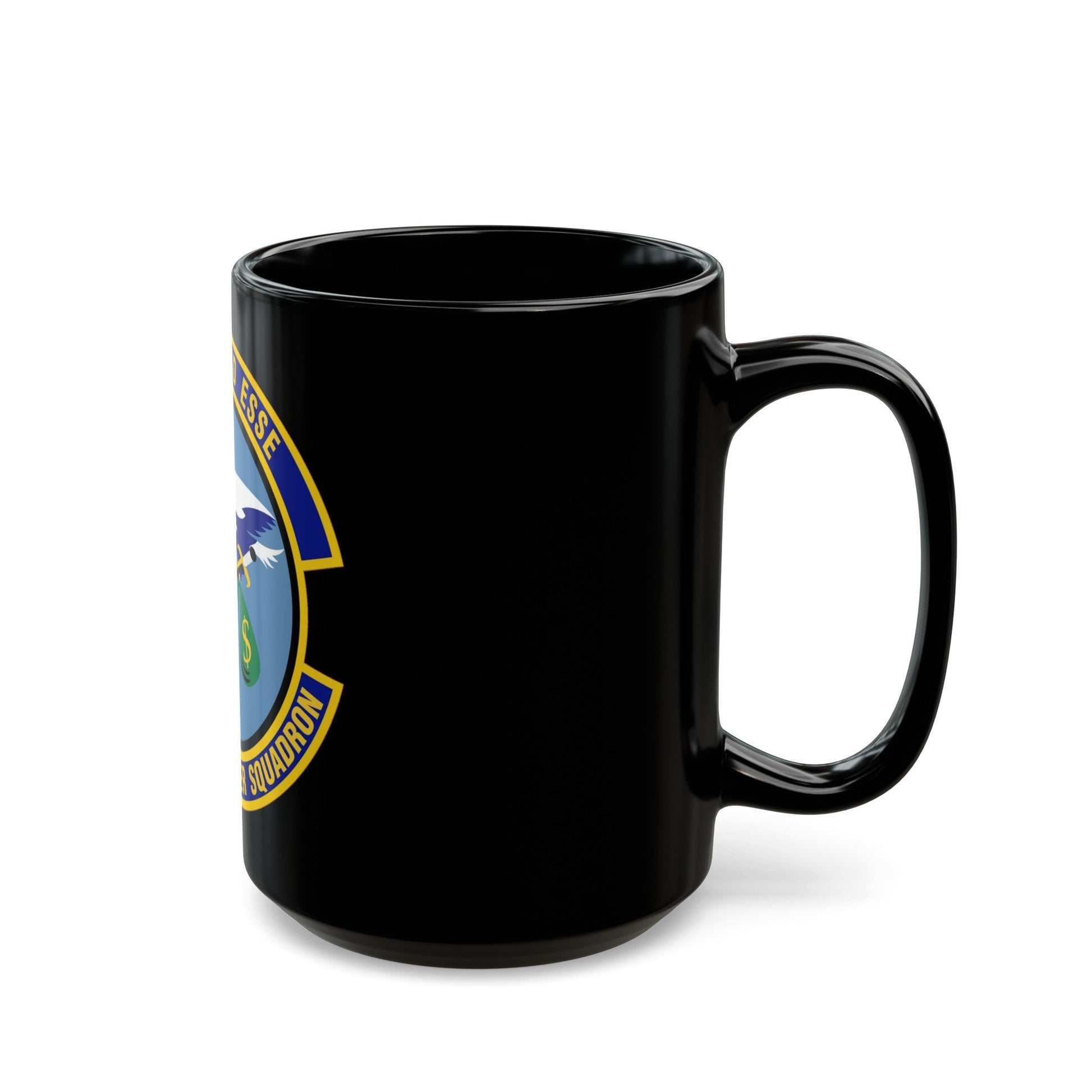 71st Comptroller Squadron (U.S. Air Force) Black Coffee Mug-The Sticker Space