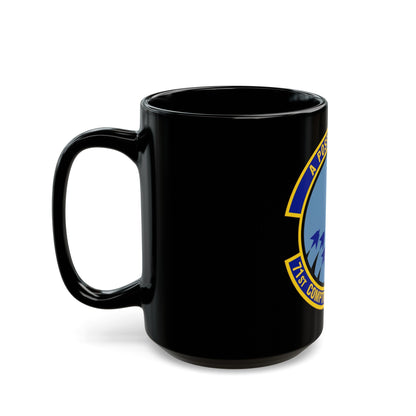 71st Comptroller Squadron (U.S. Air Force) Black Coffee Mug-The Sticker Space