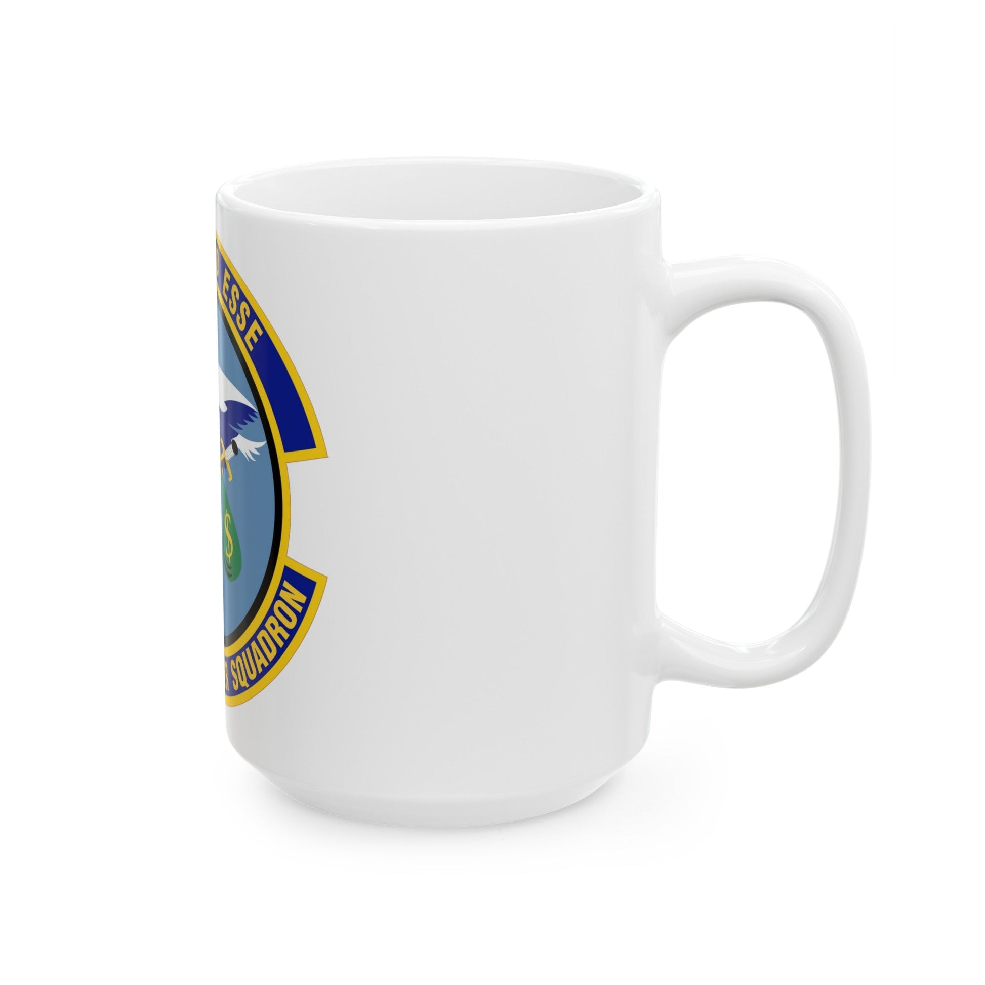 71st Comptroller Squadron (U.S. Air Force) White Coffee Mug-The Sticker Space