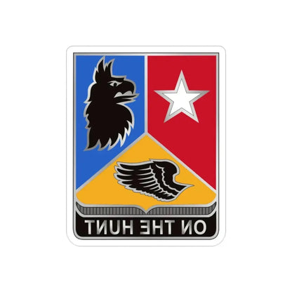 71st Expeditionary Military Intelligence Brigade 2 (U.S. Army) REVERSE PRINT Transparent Die-Cut STICKER - The Sticker Space