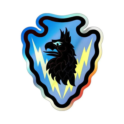 71st Expeditionary Military Intelligence Brigade (U.S. Army) Holographic STICKER Die-Cut Vinyl Decal 4 Inch Holographic - The Sticker Space