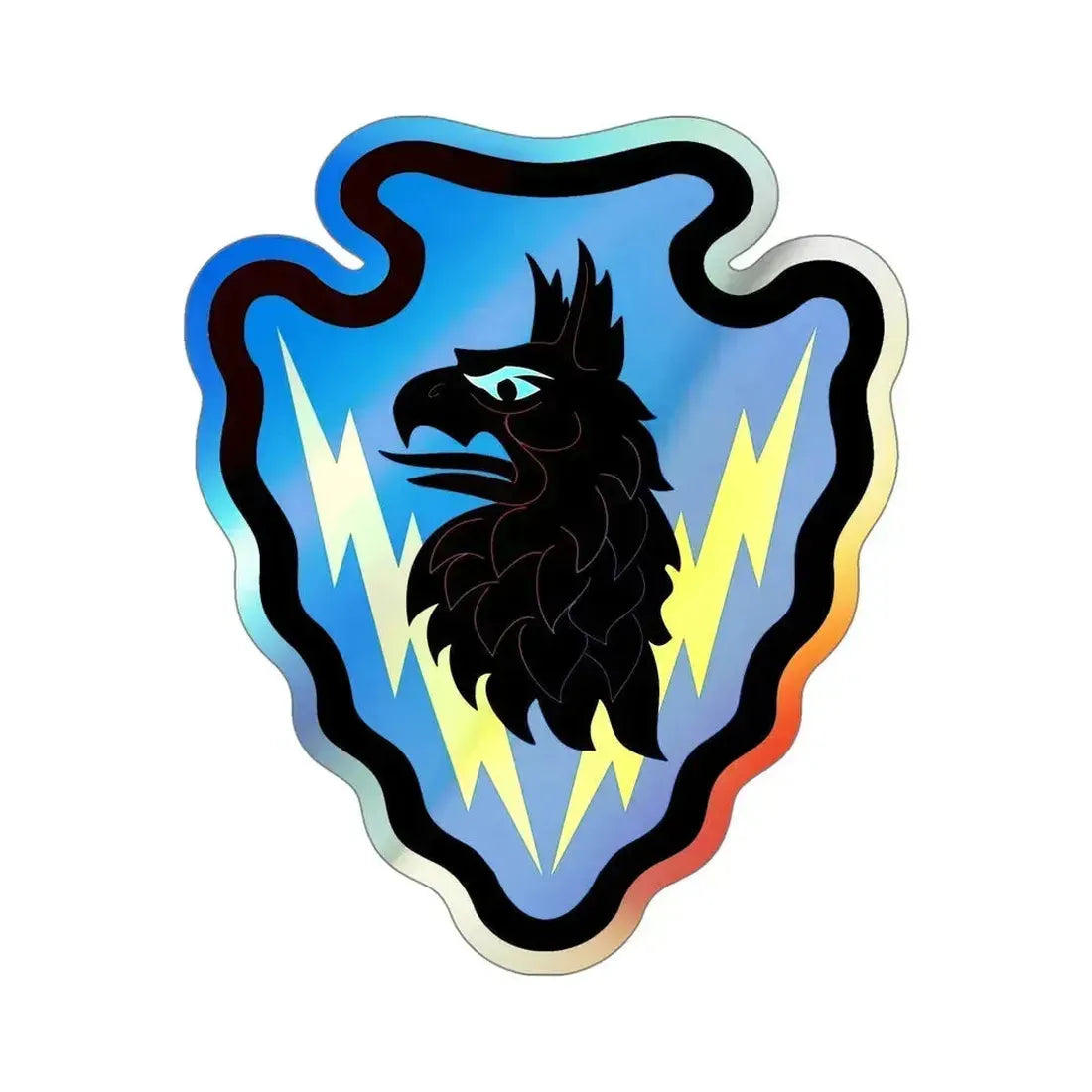 71st Expeditionary Military Intelligence Brigade (U.S. Army) Holographic STICKER Die-Cut Vinyl Decal 5 Inch Holographic - The Sticker Space