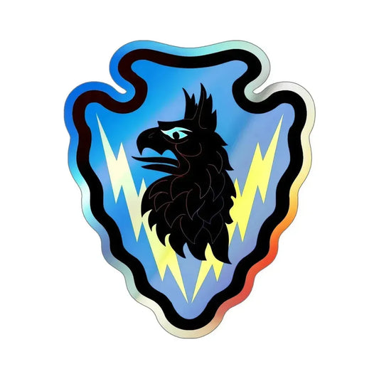 71st Expeditionary Military Intelligence Brigade (U.S. Army) Holographic STICKER Die-Cut Vinyl Decal 6 Inch Holographic - The Sticker Space
