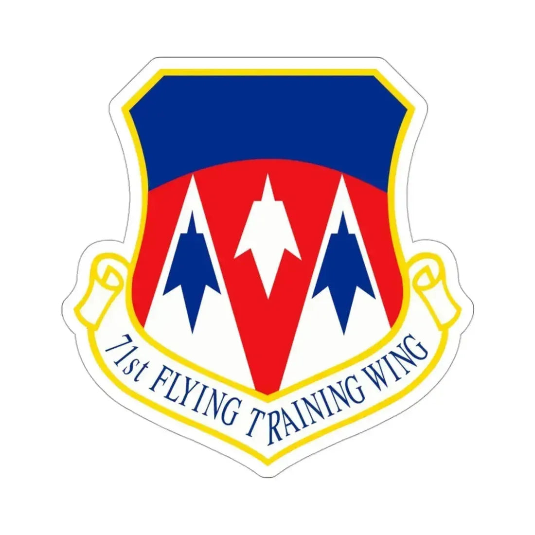 71st Flying Training Wing (U.S. Air Force) STICKER Vinyl Die-Cut Decal 3 Inch - The Sticker Space