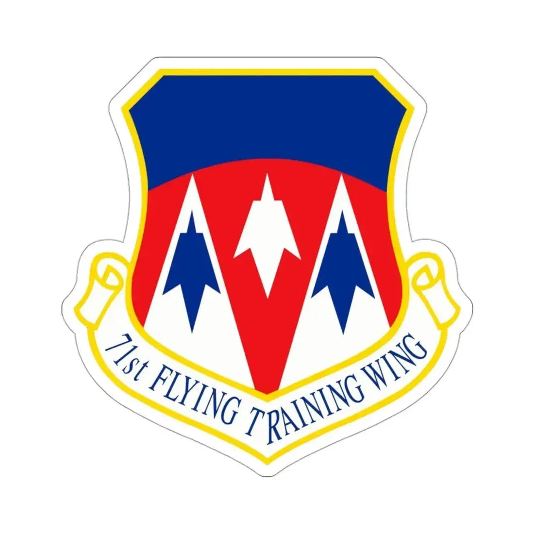 71st Flying Training Wing (U.S. Air Force) STICKER Vinyl Die-Cut Decal 3 Inch - The Sticker Space