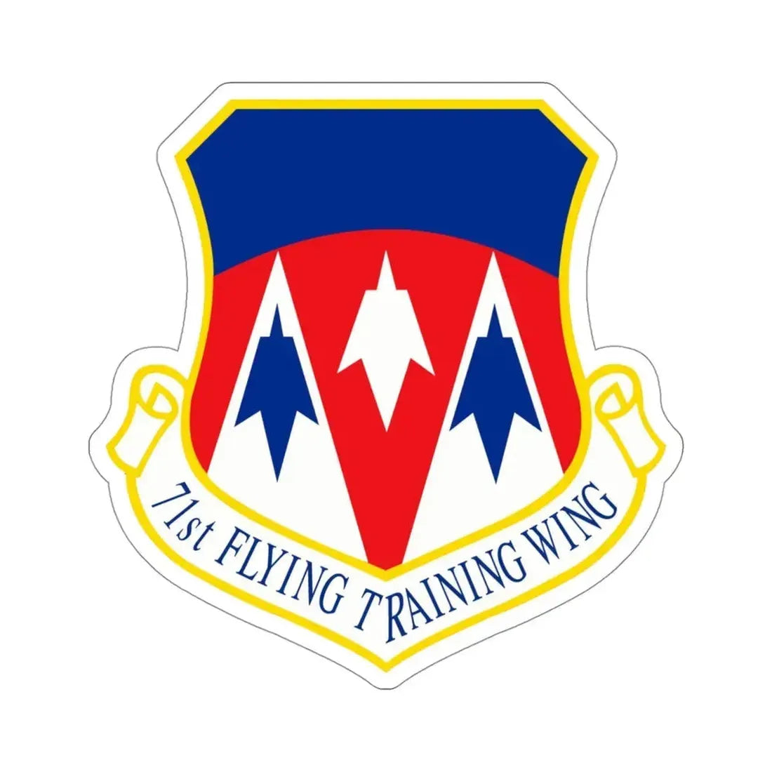 71st Flying Training Wing (U.S. Air Force) STICKER Vinyl Die-Cut Decal 4 Inch - The Sticker Space