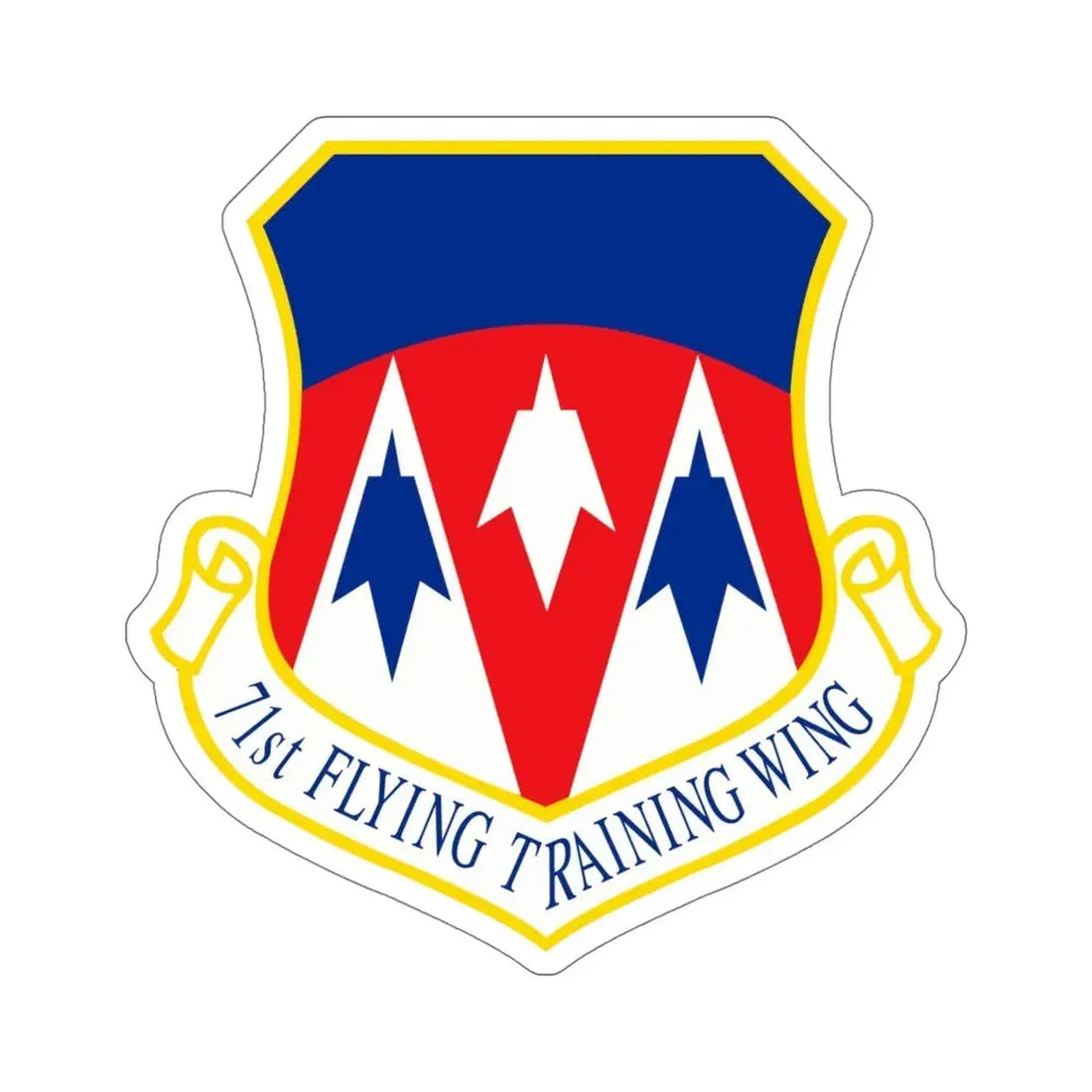 71st Flying Training Wing (U.S. Air Force) STICKER Vinyl Die-Cut Decal - The Sticker Space