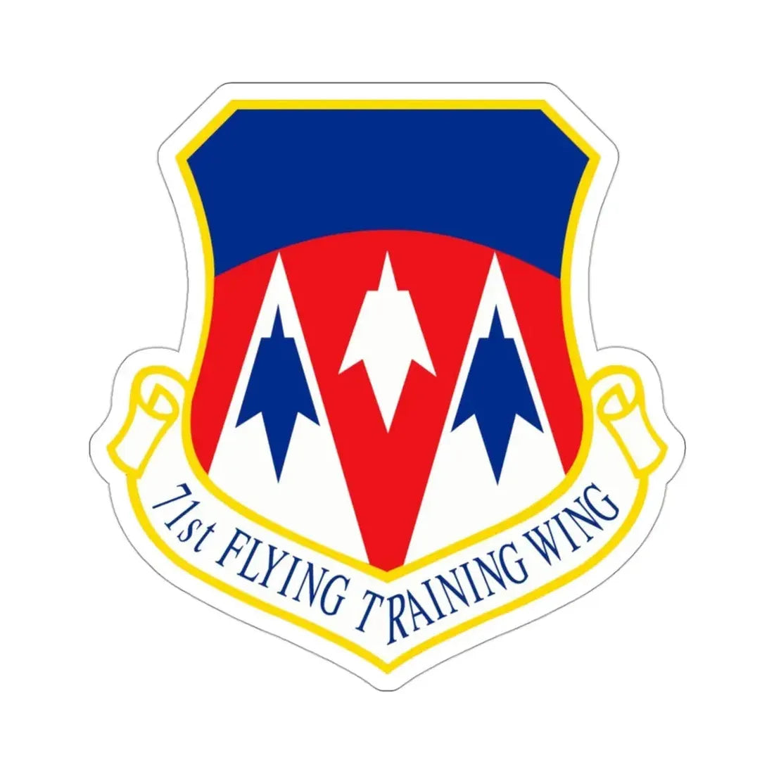 71st Flying Training Wing (U.S. Air Force) STICKER Vinyl Die-Cut Decal - The Sticker Space