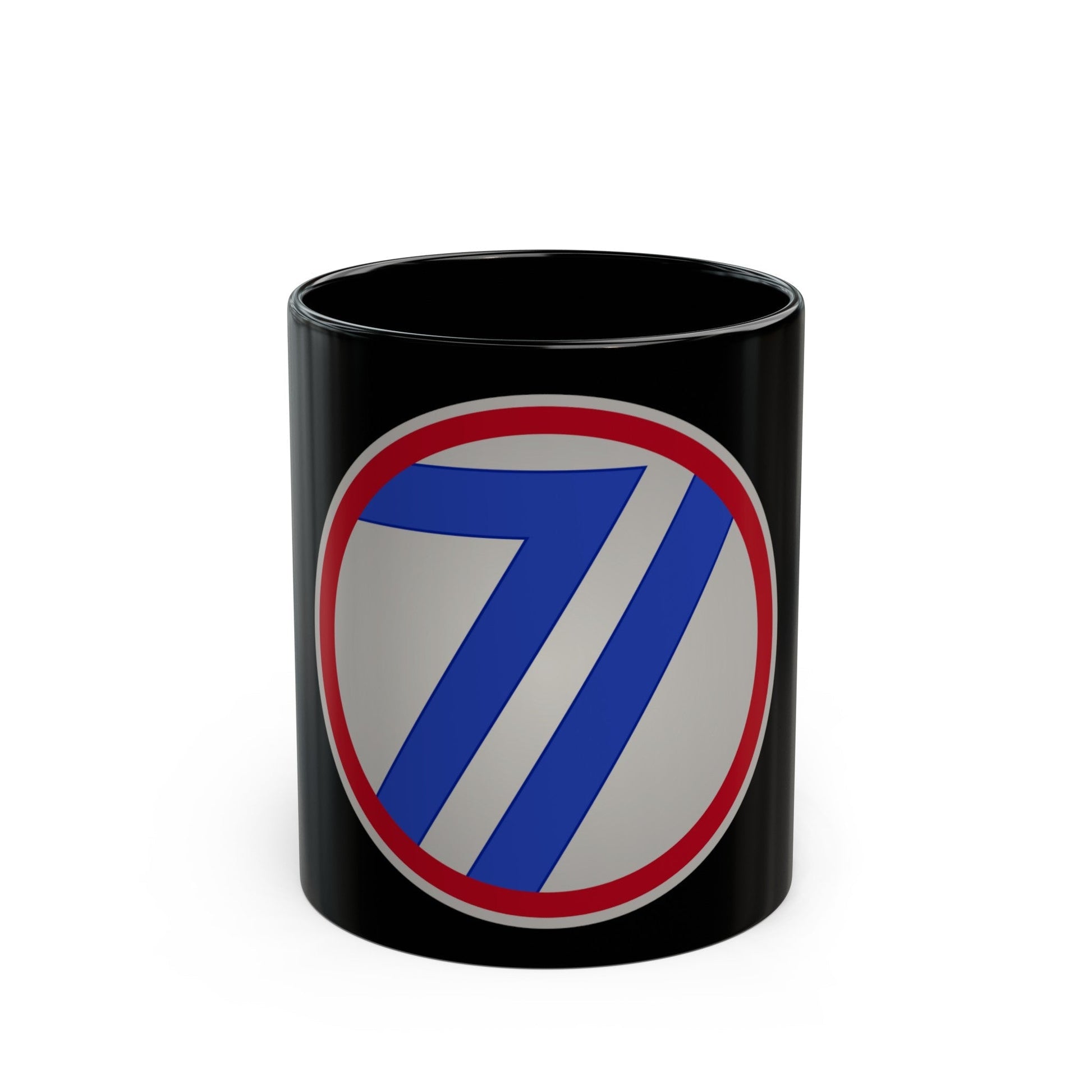 71st Infantry Division (U.S. Army) Black Coffee Mug-11oz-The Sticker Space