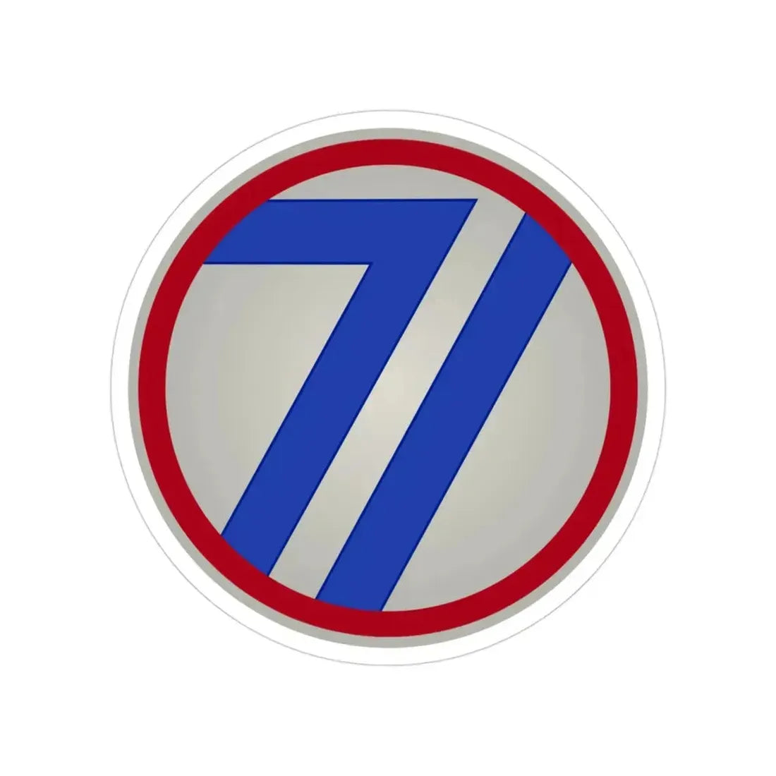 71st Infantry Division (U.S. Army) Transparent STICKER Die-Cut Vinyl Decal 3 Inch - The Sticker Space