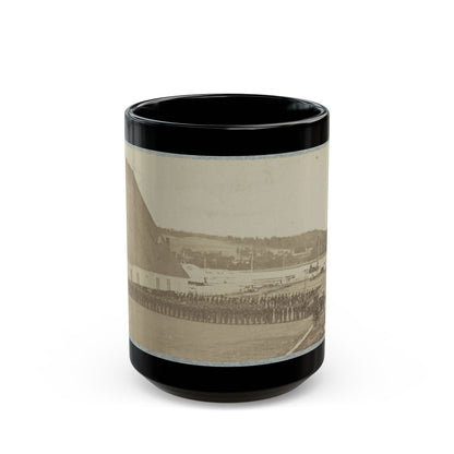 71st New York State Militia At Washington Navy Yard (U.S. Civil War) Black Coffee Mug-15oz-The Sticker Space