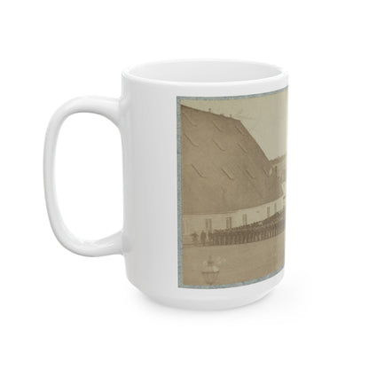 71st New York State Militia At Washington Navy Yard (U.S. Civil War) White Coffee Mug-The Sticker Space