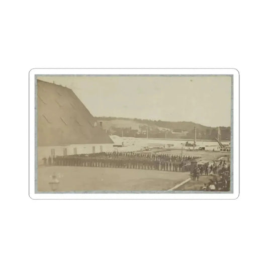 71St New York State Militia at Washington Navy Yard (U.S. Civil War) STICKER Vinyl Kiss-Cut Decal 2 Inch White - The Sticker Space
