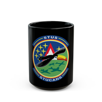 71st STUS STUCANS (U.S. Air Force) Black Coffee Mug-15oz-The Sticker Space