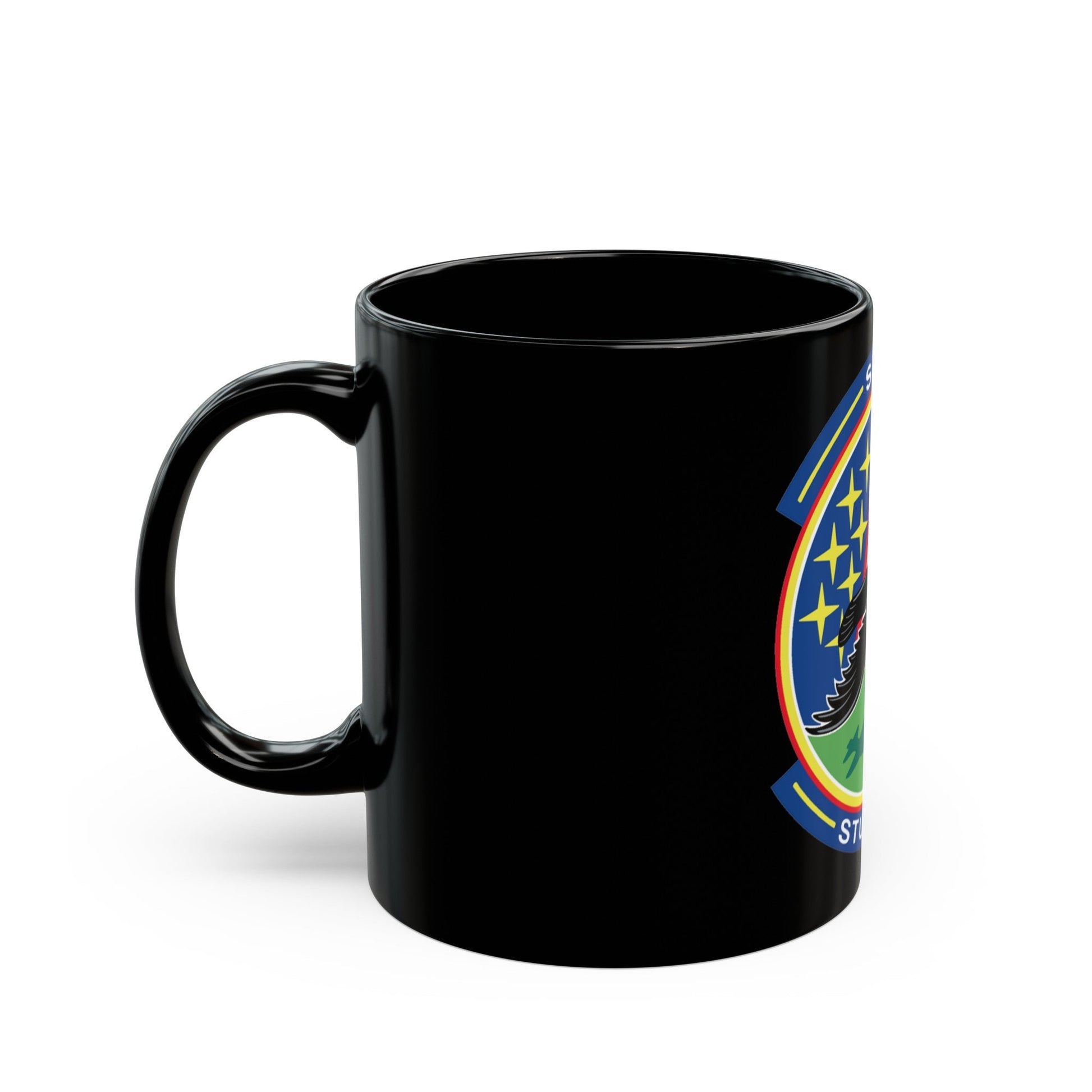 71st STUS STUCANS (U.S. Air Force) Black Coffee Mug-The Sticker Space