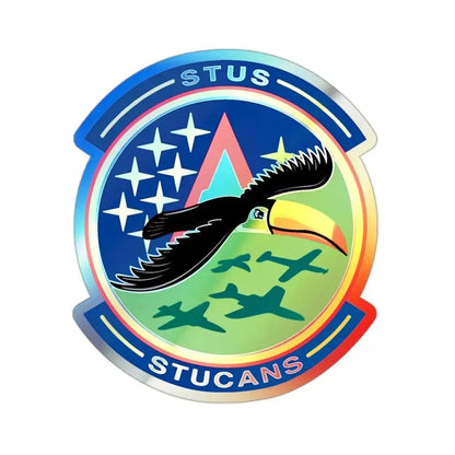 71st STUS STUCANS (U.S. Air Force) Holographic STICKER Die-Cut Vinyl Decal 2 Inch Holographic - The Sticker Space