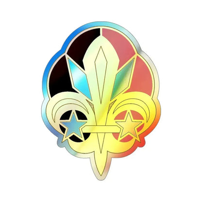 72 Signal Battalion (U.S. Army) Holographic STICKER Die-Cut Vinyl Decal 5 Inch Holographic - The Sticker Space