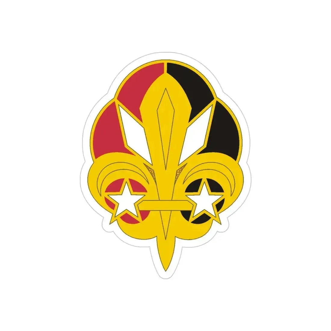 72 Signal Battalion (U.S. Army) REVERSE PRINT Transparent Die-Cut STICKER 4 Inch Die-Cut Transparent - The Sticker Space