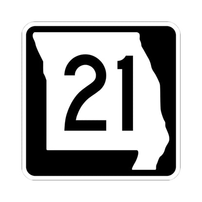 MO-21 (Missouri) (Road Sign) STICKER Vinyl Kiss-Cut Decal