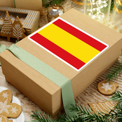 Flag of Spain Civil alternate colours (Spain) STICKER Vinyl Kiss-Cut Decal