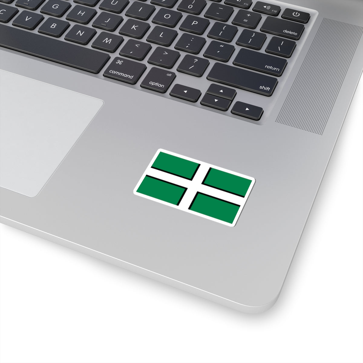 Flag of Devon (England) STICKER Vinyl Kiss-Cut Decal