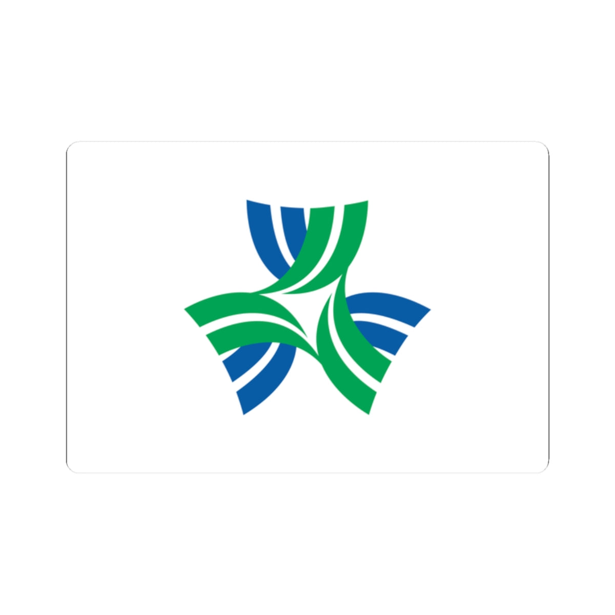 Flag of Yurihama Tottori (Japan) STICKER Vinyl Kiss-Cut Decal