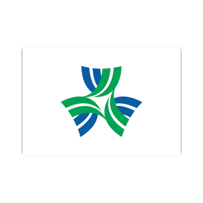 Flag of Yurihama Tottori (Japan) STICKER Vinyl Kiss-Cut Decal