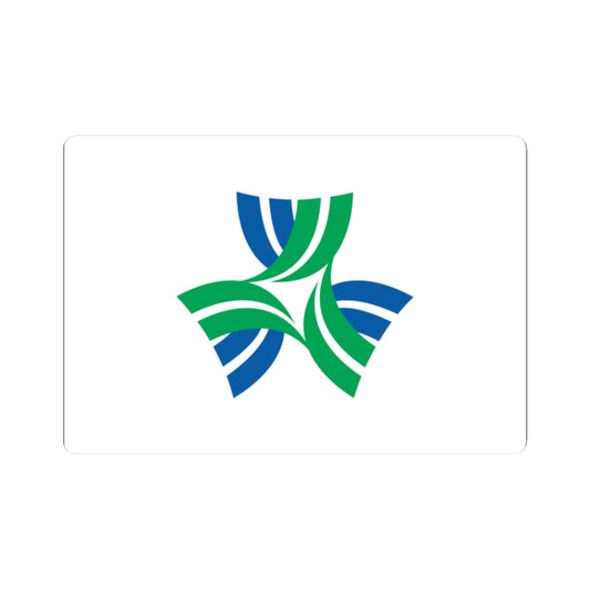 Flag of Yurihama Tottori (Japan) STICKER Vinyl Kiss-Cut Decal