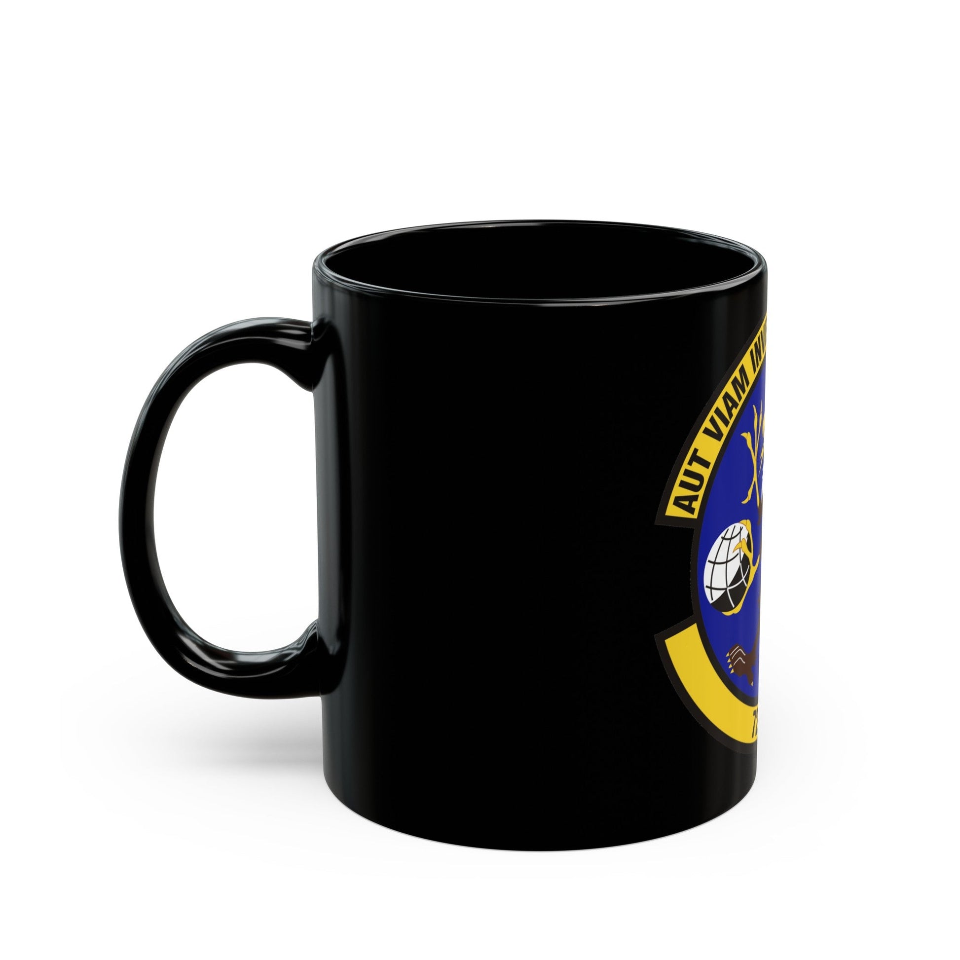 721st Aerial Port Squadron (U.S. Air Force) Black Coffee Mug-The Sticker Space