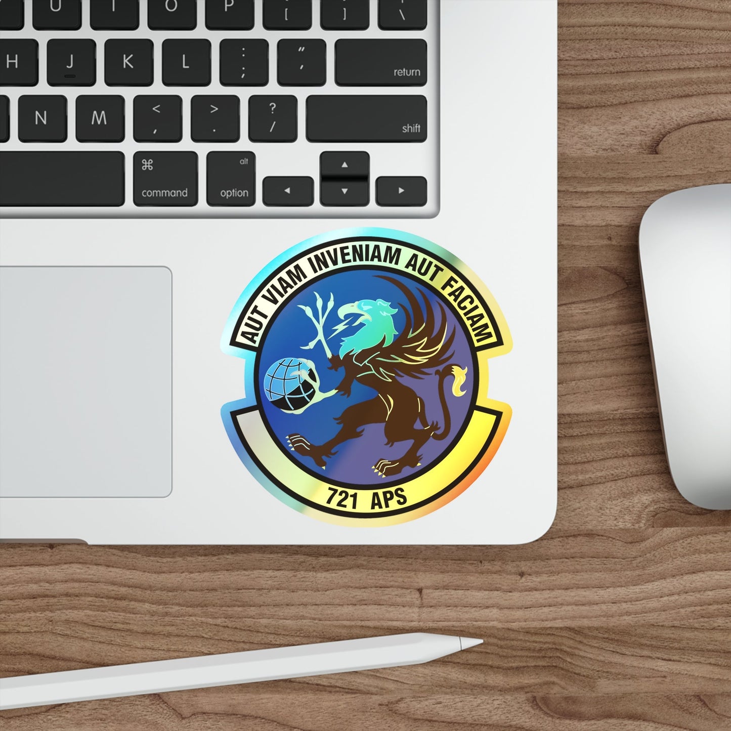 721st Aerial Port Squadron (U.S. Air Force) Holographic STICKER Die-Cut Vinyl Decal-The Sticker Space