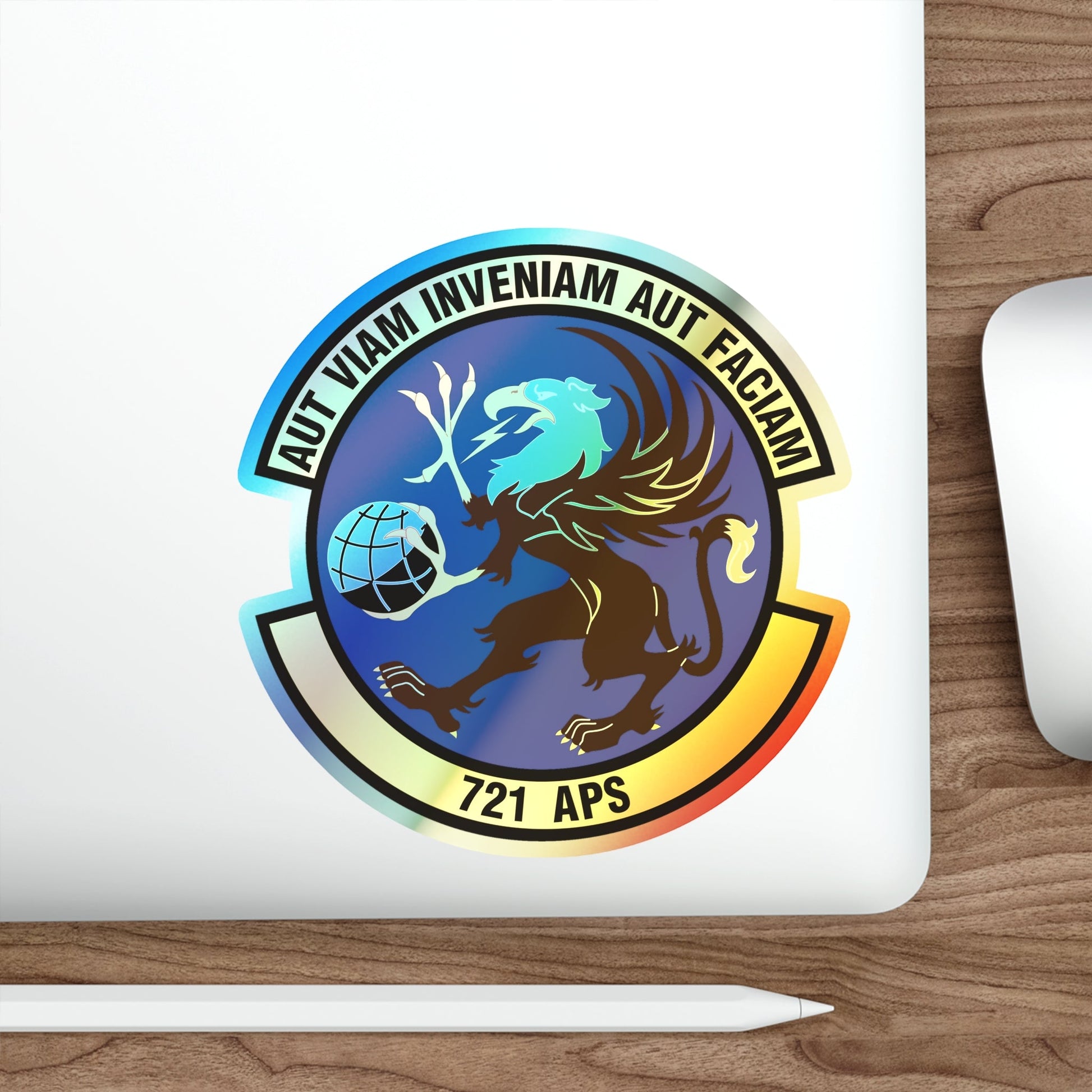 721st Aerial Port Squadron (U.S. Air Force) Holographic STICKER Die-Cut Vinyl Decal-The Sticker Space