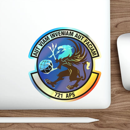 721st Aerial Port Squadron (U.S. Air Force) Holographic STICKER Die-Cut Vinyl Decal-The Sticker Space