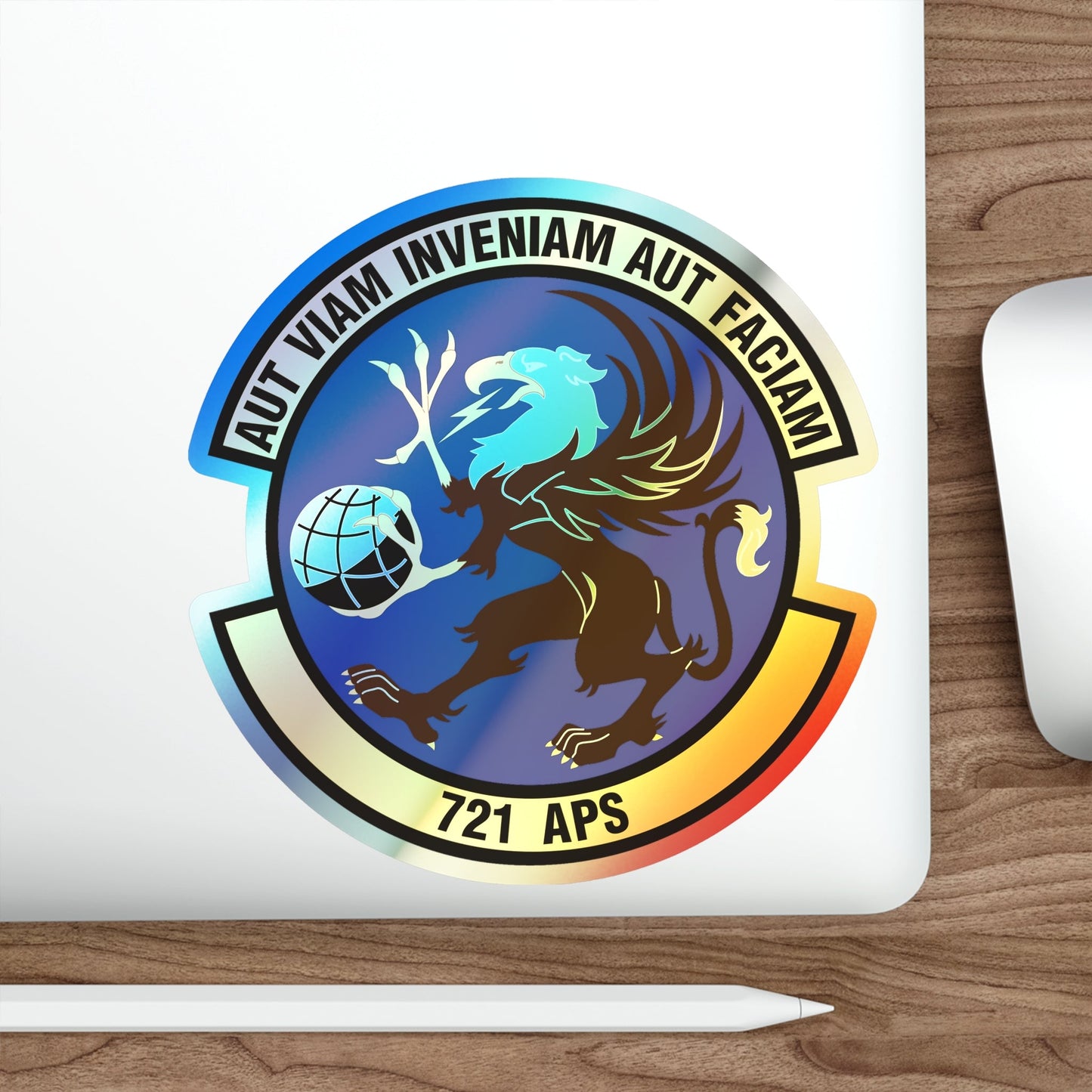 721st Aerial Port Squadron (U.S. Air Force) Holographic STICKER Die-Cut Vinyl Decal-The Sticker Space