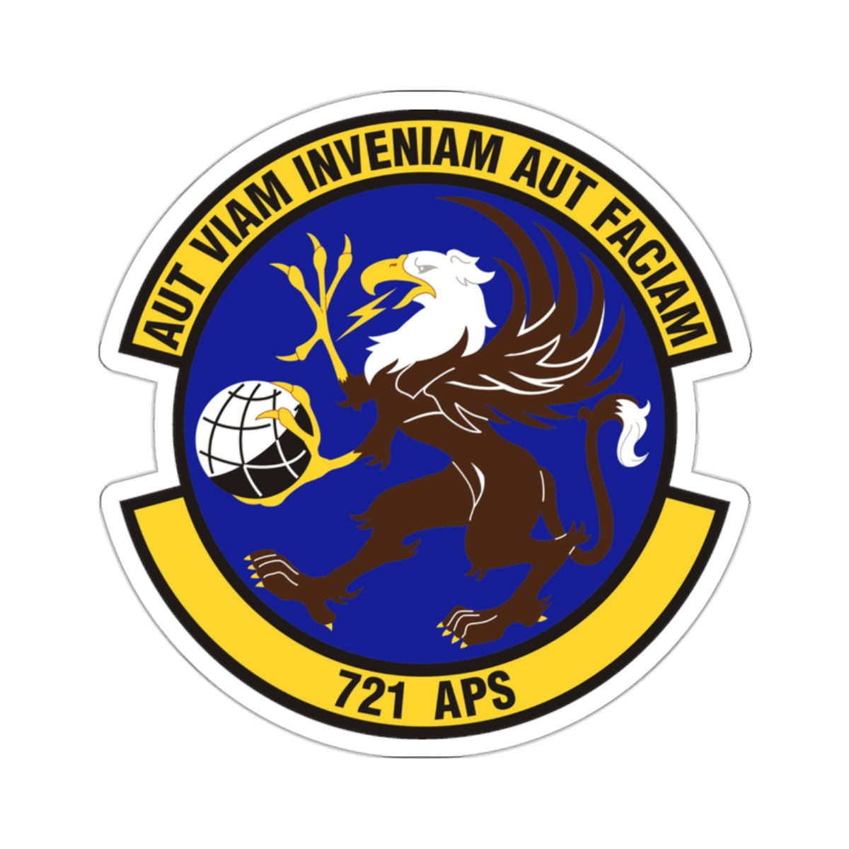 721st Aerial Port Squadron (U.S. Air Force) STICKER Vinyl Die-Cut Decal-White-The Sticker Space