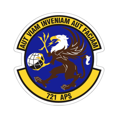 721st Aerial Port Squadron (U.S. Air Force) STICKER Vinyl Die-Cut Decal-White-The Sticker Space