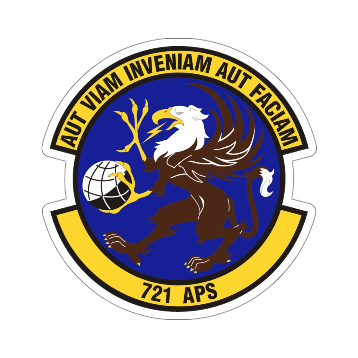 721st Aerial Port Squadron (U.S. Air Force) STICKER Vinyl Die-Cut Decal-White-The Sticker Space