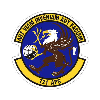 721st Aerial Port Squadron (U.S. Air Force) STICKER Vinyl Die-Cut Decal-White-The Sticker Space