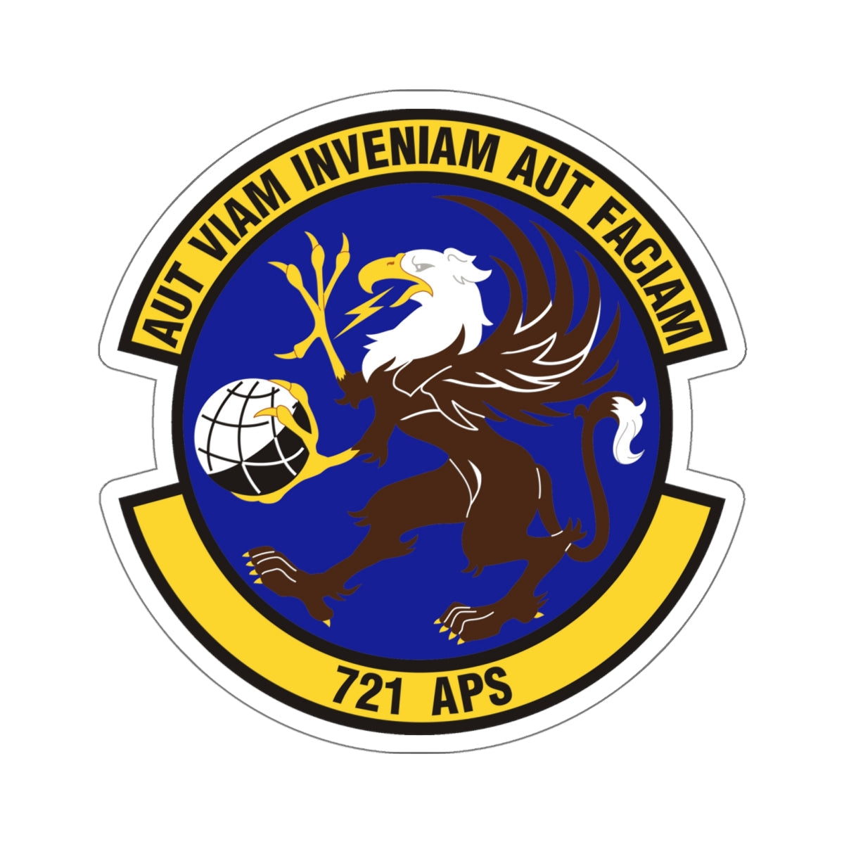 721st Aerial Port Squadron (U.S. Air Force) STICKER Vinyl Die-Cut Decal-White-The Sticker Space