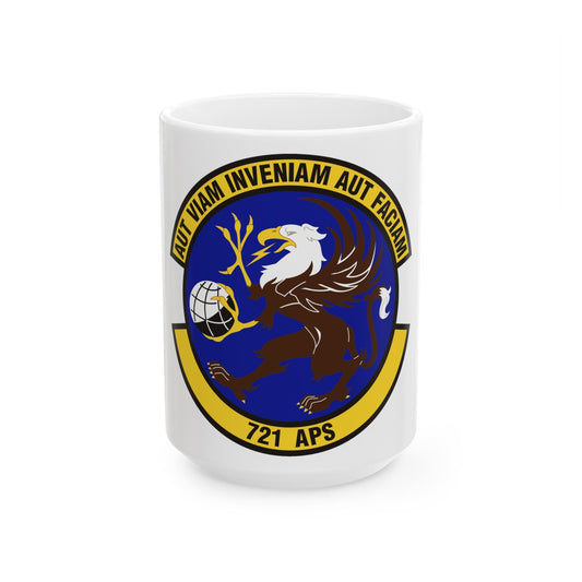 721st Aerial Port Squadron (U.S. Air Force) White Coffee Mug-15oz-The Sticker Space
